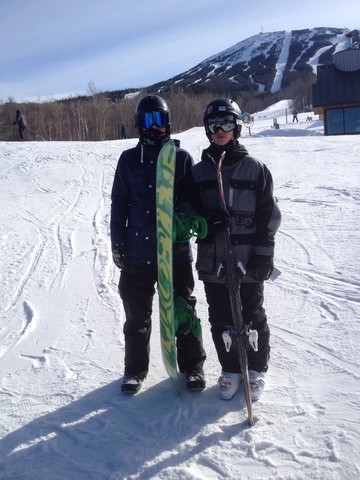 Esquié por primera vez