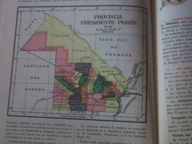 Perón constituye la provincia de los territorios del Chaco como Provincia Presidente Perón y La Pampa como Provincia Eva Perón.