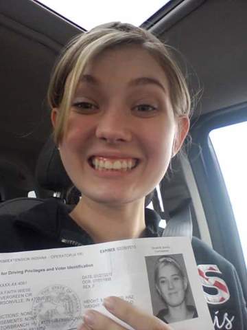 J' ai eu ma licence.