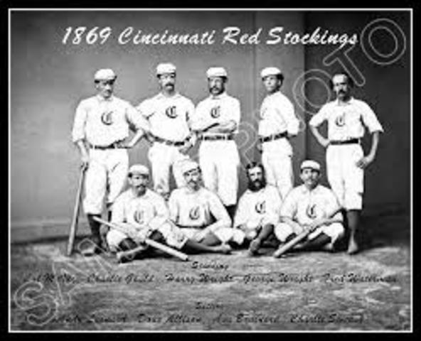 Red Stockings First Salaried Sports Team