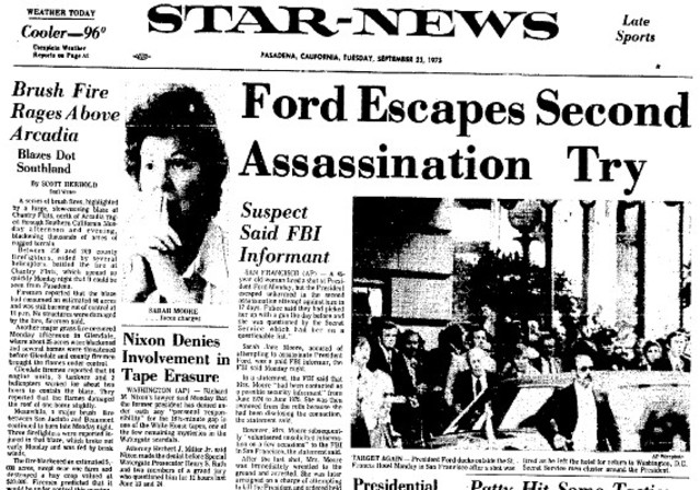 President Ford's Attempted Assassination