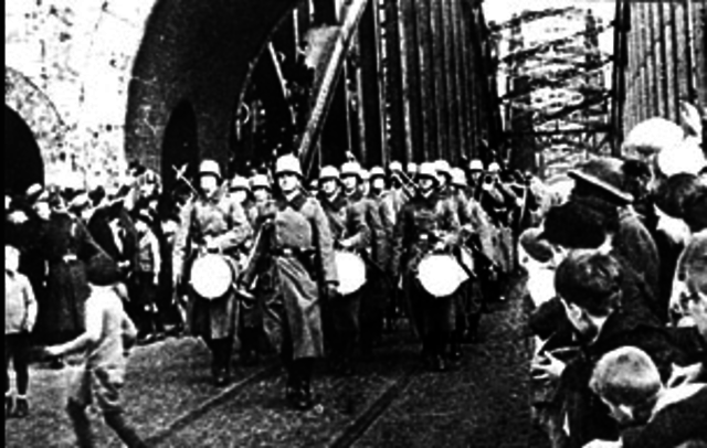 German Troops Occupy the Rhineland
