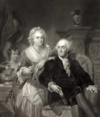 George se casó con Martha