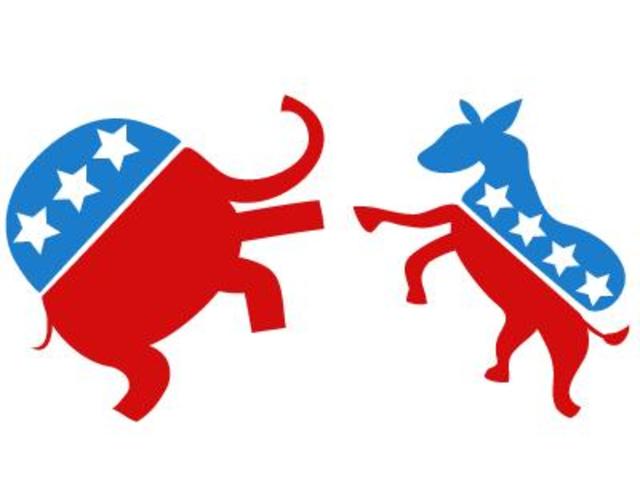 Arise of Republican party vs. Democratic party