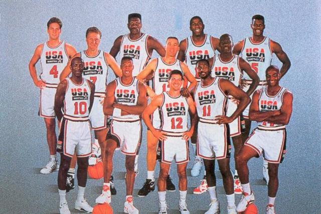 Larry Bird tuvo su primero partido con el Dream Team.