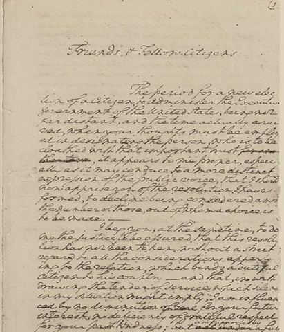 Despedida de Washington