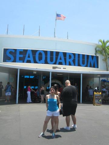 My first time in the United States, practicing a little of the language