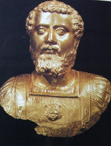 image of Septimius Sevirus on the hill of Agia Petra 2c AD