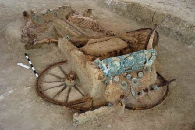 RELICS OF A CARRIAGE FROM A ROMAN TOMB OF A WEALTHY LANDOWNEREVROSMIKRI DOXIPARA
