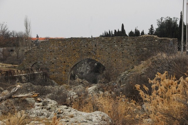 Roman aqueduct in feres