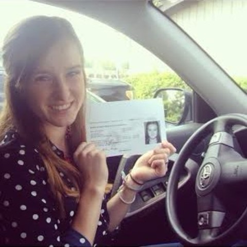 Je reçus la lisence de mon chauffeur!