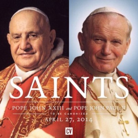 John XXIII and John Paul II are Cannonized