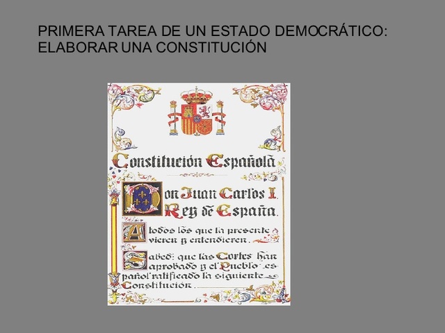 La primera tarea de un estado democrático