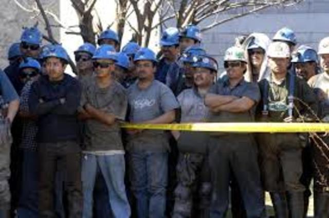 Huelga minera en Chihuahua