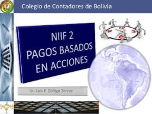 Publicación de las NIIF 2-6