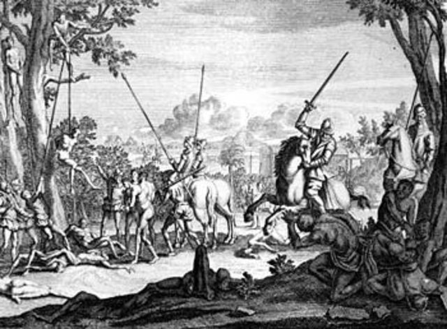 Uprising of Guale Indians