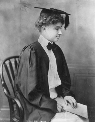 Helen Keller born