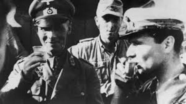 Victory for allies at El Alamein.