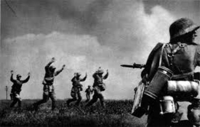 Germany surrenders to Soviet army.