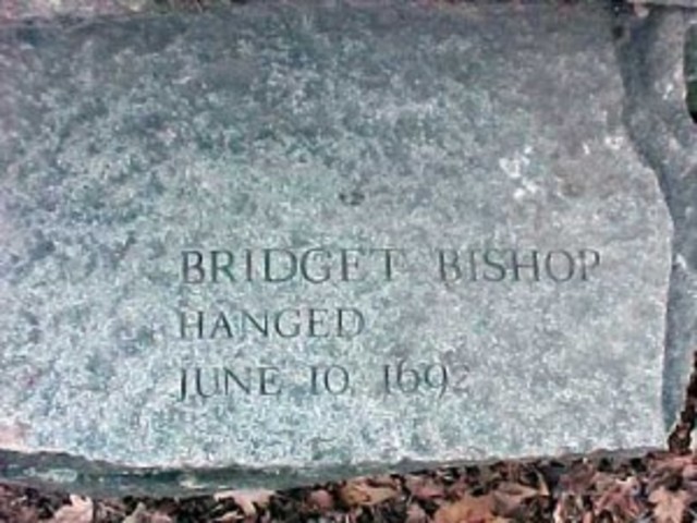 Bridget Bishop is hung - Salem Witch Trials