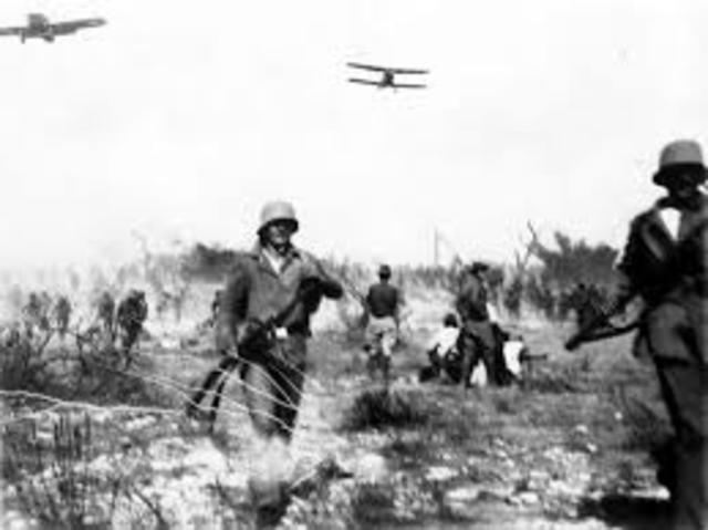 Battle of the Mons was the first battle that Air Warfare was used in. The Germans plan of attack was exposed by a French plane, this stoppedthe Germansintheir tracks.