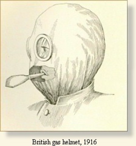 the Germans sent a five mile wide cloud of greenish-yellow gas over enemy trenches. This was the introduction to chemical warfare to World WarI