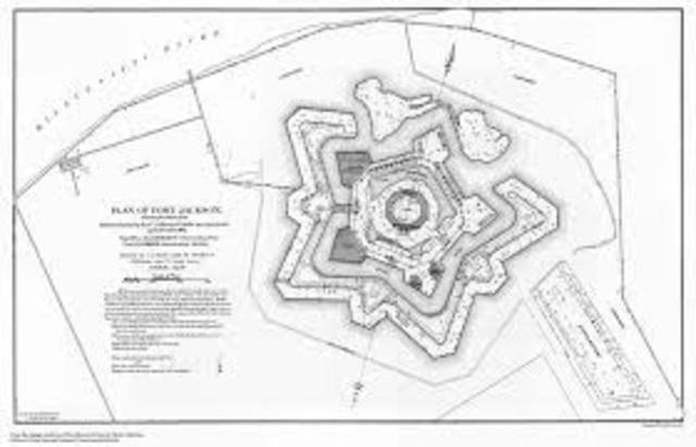 Fort Jackson & Fort Philip are taken over by LA state troops