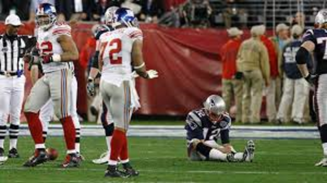 Patriotas contra los gigantes de nuevo