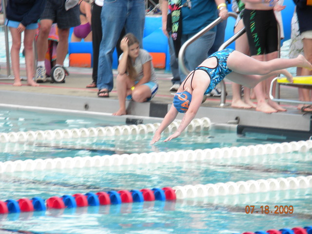 Je commencé natation.