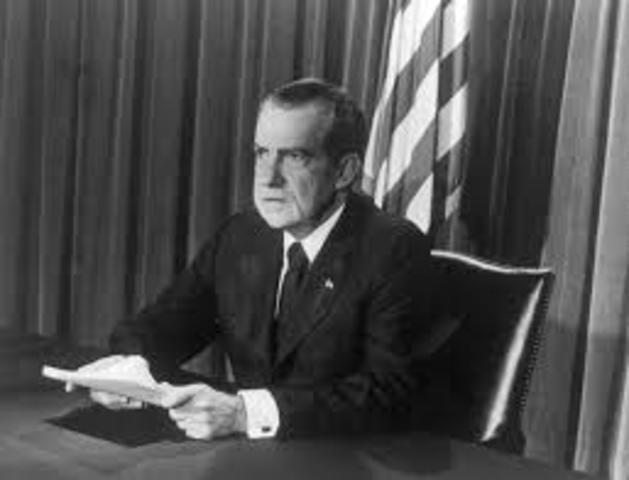 Nixon Resigns Presidency