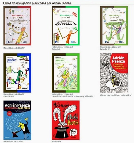 Publicación de su primer libro destinado a la divulgación sobre la Matemática