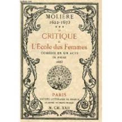 La Critique de L’École des femmes