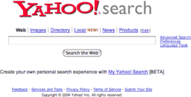 Yahoo! Portal de búsqueda de Internet, más exitoso de los 90.David Filo y Jerry Yang, Universidad de Stanford