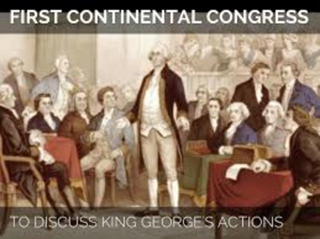 The First Continental Congress