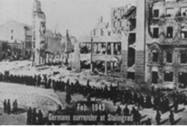 Germans Surrender at Stalingrad