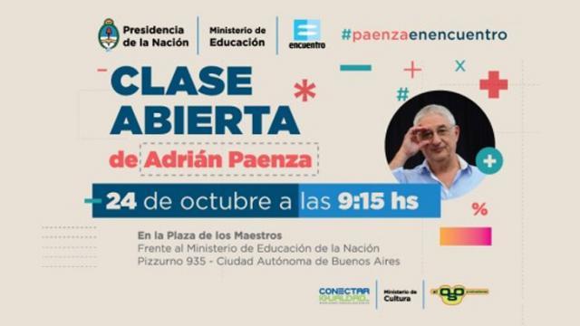 Nuevo libro y clase abierta de Adrián PAENZA