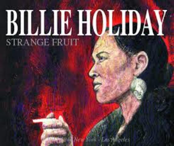 Billie Holiday Releases "Strange Fruit"