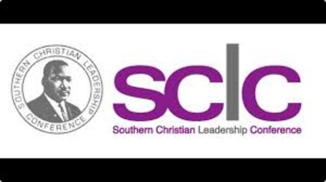 Southern Christian Leadership Conference is established for Civil Rights