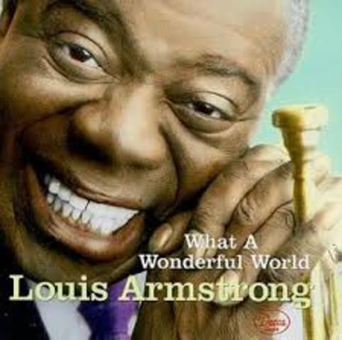 Louis Armstrong Releases "What A Wonderful World"