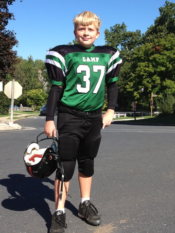 Me After a Game of Football