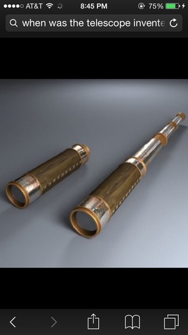 Invention of the telescope