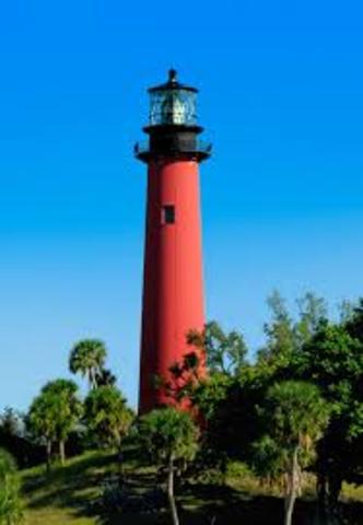Location Of Historical Event- Jupiter Inlet Lighthouse
