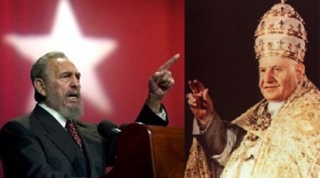 Fidel Castro excommunicated by pope John XXIII