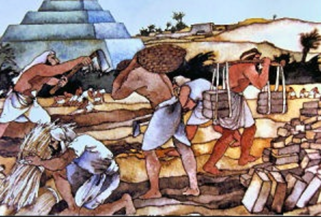 Israelites become slaves Exodus 1:6-14