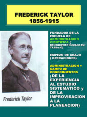 Teoría de Frederick Taylor
