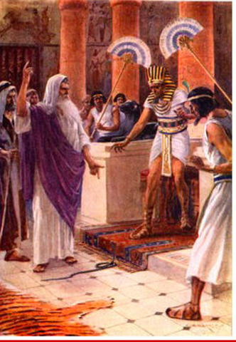 Aaron and the pharoh Exodus 5-7