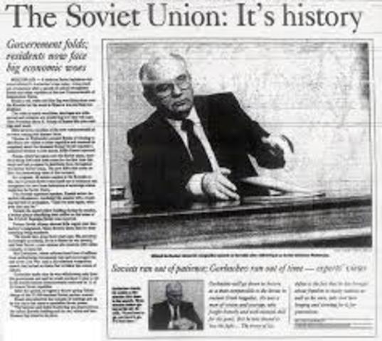 Dissolving of the Soviet Union