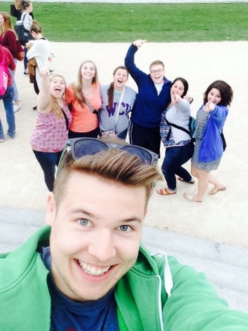 Music Festival with the group at the Schloss