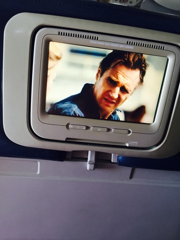 Traveling back to USA- Included watching Taken 3