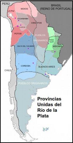 Las provincias unidas del sur